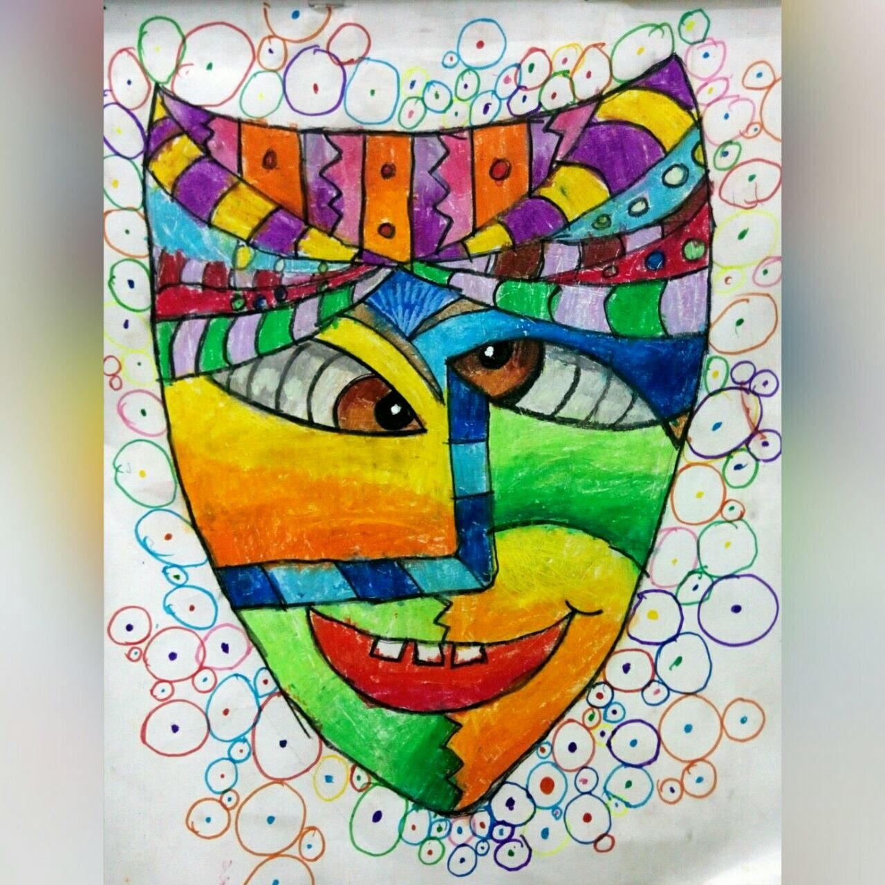 Mask of a Thousand Bubbles